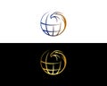 Globe Eagle Logo Design