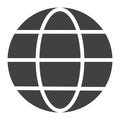 Globe earth icon vector Royalty Free Stock Photo