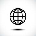 Globe earth icon Royalty Free Stock Photo