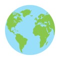 Globe earth icon vector Royalty Free Stock Photo