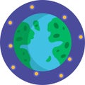 Globe earth location