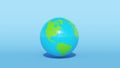 Globe Earth World Planet Map Blue Green America Geography North America Continent South America Royalty Free Stock Photo