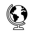 Globe, Education Icon Vector Design Template Royalty Free Stock Photo