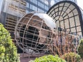 Globe in front of Willis Tower, Chicago Royalty Free Stock Photo