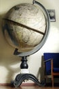 Globe in geographic museum Royalty Free Stock Photo