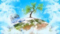 Earth Day. Eco friendly concept. World environment day background. Save the earth. Happy Earth Day Poster or Banner Background. Royalty Free Stock Photo