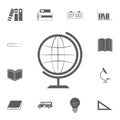 globe icon. Detailed set of Education icons. Premium quality graphic design sign. One of the collection icons for websites, web de Royalty Free Stock Photo