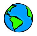 Globe illustration