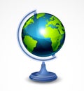 Globe illustration Royalty Free Stock Photo