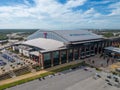Globe Life Field in Arlington - home of the Texas Rangers - aerial view - DALLAS, UNITED STATES - OCTOBER 30, 2022