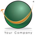Globe logo Royalty Free Stock Photo