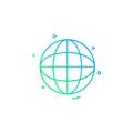 Globe map icon vector design Royalty Free Stock Photo