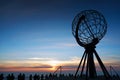 Midnight Sun on Nordkapp, Norway