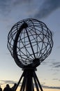 Globe monument at the North Cape