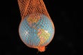 Globe in a net Royalty Free Stock Photo