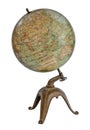 Globe old antique desk top stand Royalty Free Stock Photo