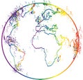 Globe outline