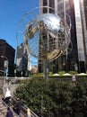 The Globe Sculpture at the 59th Street Columbus Circle Subway Station, New York City, USA