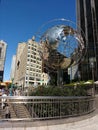 The Globe Sculpture at the 59th Street Columbus Circle Subway Station, New York City, USA