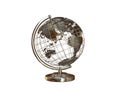 Globe sphere tellurion Royalty Free Stock Photo