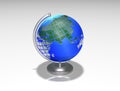 Globe sphere tellurion Royalty Free Stock Photo