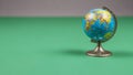 The globe is tilted on its axis providing a classic representation of Earth Royalty Free Stock Photo