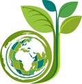 Globe tree logo