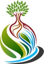 Globe tree logo