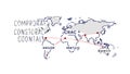 Globe with Wireframe Connection and Digital Grid, vector design Generative AI Royalty Free Stock Photo