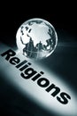 Word of religions concept Royalty Free Stock Photo