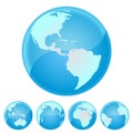 Globe of the world Royalty Free Stock Photo
