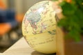 Globe world map, explore destination travel concept Royalty Free Stock Photo