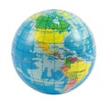 Globe of the World on white