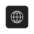 Globeicon. Vector illustration decorative design Royalty Free Stock Photo