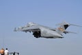 Globemaster taking off form air force base Royalty Free Stock Photo