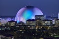 Globen arena pÃÂ¥ kvÃÂ¤llen