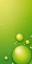 Globular Shapes in Lime Lightgreen Royalty Free Stock Photo