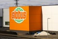 Globus hypermarket company logo in front of store on February 25, 2017 in Prague, Czech republic Royalty Free Stock Photo