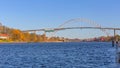 Glomma River Fredrikstad Bridge Royalty Free Stock Photo