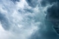 Gloomy clouds background.Dramatic cloudscape. Royalty Free Stock Photo