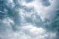 Gloomy clouds background.Dramatic cloudscape. Royalty Free Stock Photo