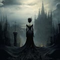 Gothic Lady Royalty Free Stock Photo