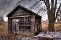 Gloomy shed Royalty Free Stock Photo