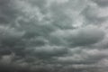 Gloomy sky - Black stormy clouds