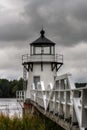 Gloomy Sky Over Doubling Point Lighthouse