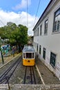 Gloria Funicular - Lisbon, Portugal Royalty Free Stock Photo