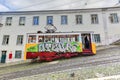 Gloria Funicular - Lisbon, Portugal Royalty Free Stock Photo