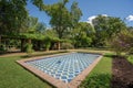 Glorieta de los Lotos (Roundabout of Lotuses) at Maria Luisa Park - Seville, Andalusia, Spain Royalty Free Stock Photo