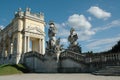 Gloriette and beautiful statues in the garden of Schonbrunn