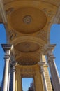 Gloriette in the Schonbrunn Palace Garden - Ceiling detail - landmark attraction in Vienna, Austria Royalty Free Stock Photo